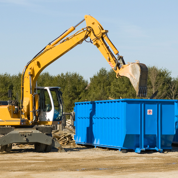 how does a residential dumpster rental service work in Durham ME